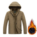 Men's Thickened Fleece Lined Jacket Set